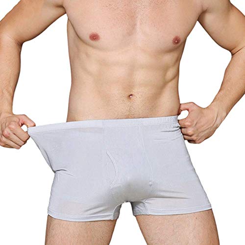 Joyunii Herren Unterwäsche Klassische Unterhosen aus 100% Seide Boxershorts Cover