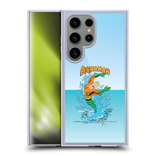 Coque S24 Ultra MagSafe Aquaman DC Comics Antichoc Antirayure en Gel Souple Haute Performance