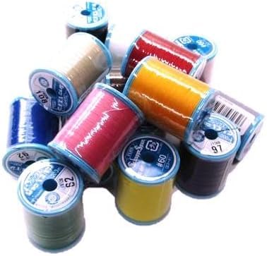 Amazon.co.jp: 縫い糸 ミシン糸 紺系 97番 シャッペスパン 60番手 200m