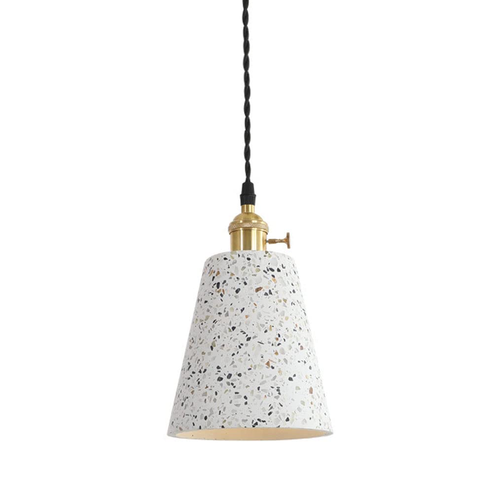 Lampy wiszące z marmurowym kloszem, lampa wisząca z pojedynczą głowicą, oświetlenie wyspy wiejskiej, wisząca oprawa sufitowa do jadalni, kuchni, restauracji i kawiarni Present