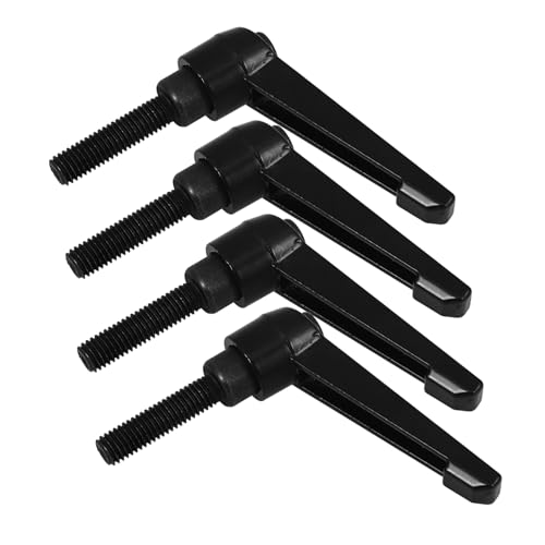 NAMOARLY Stable Locking Design Aluminum Alloy Trailer Jack Handle Metal Clamping Handle Thread Bolt Knobs