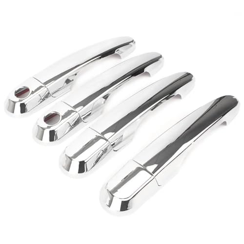 Cache serrure porte gauche finition chrome haut de gamme Accent - 2