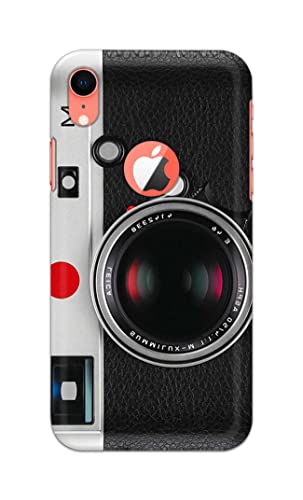Image of Printed Hard Back Cover Case for Apple iPhone XR Logo View Back Cover (Vintage Camera) -702