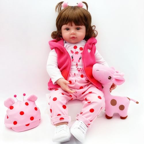 Muñeca Reborn Bebé Realista 45 cm Silicona y Tela miniatura 3