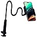 Produktbild Retoo Handy Ständer Flexible Verstellbare, Tisch Handy Halterung Multi-Winkel, Universal Faltbar Handyhalterung, Schwanenhals Lang Arm, Einstellbar Schreibtisch Handyhalter, Aluminium