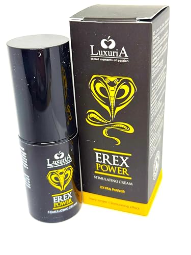 Erex Power Penis Erection Cream – Male Intimate Area Massaging Cream with Natural Extracts 30 ml