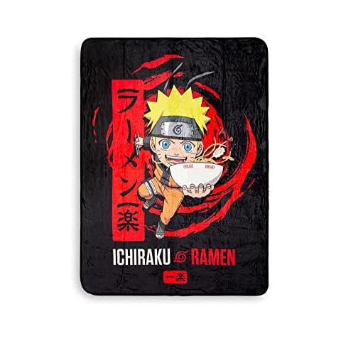Naruto Shippuden Ichiraku Ramen Fleece Throw Blanket Cover