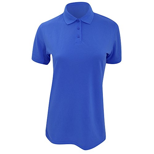 Polo de manga corta para mujer superlavable y resistente Kustom Kit turquesa 3