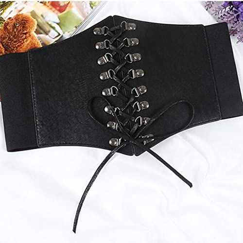 DYNWAVE Cinto Feminino Cinturão Espartilho Cinturão Cinturão Cós Largo Espartilhos Amarrados