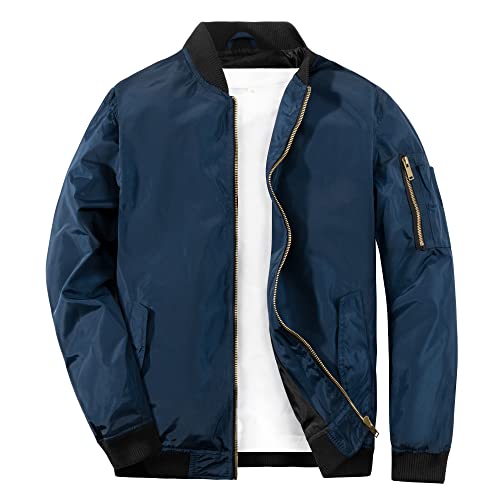 Veste bomber coupe-vent homme légère pour les trajets à vélo