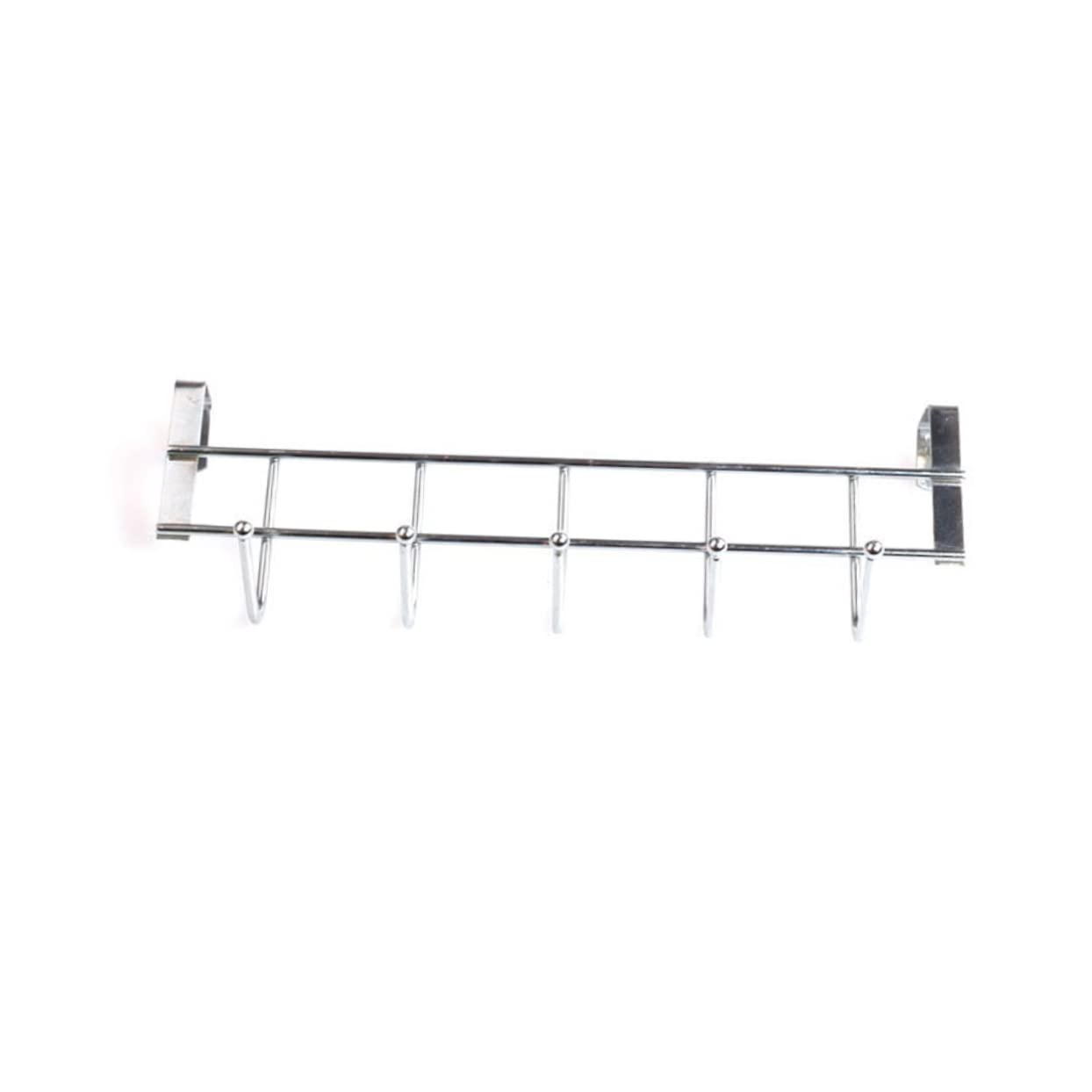 Ciieeo Stainless Steel Door Back Hook 25.5x8.5x2.5cm Over The Door Hanger Wall Hanging Hooks Rustproof Towel Rack