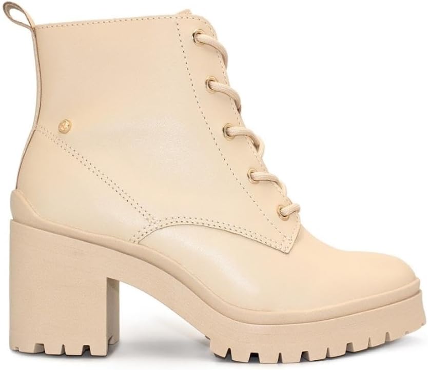 Bota Coturno Ramarim Feminina Casual Napa Vest Aveia 23-50121-cv2-39