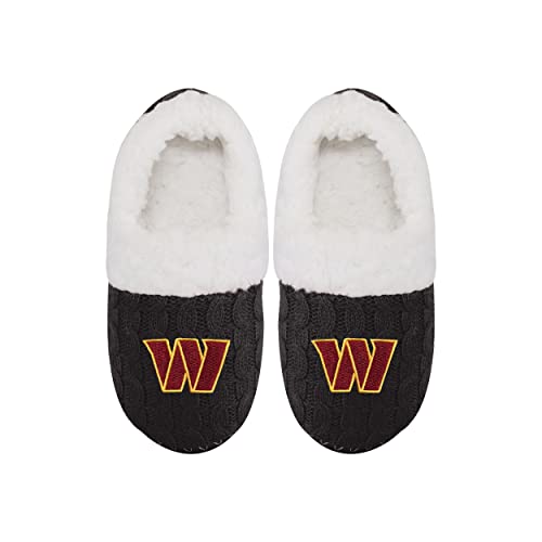 Image of FOCO Womens NFL Team Color Moccasin Slippers