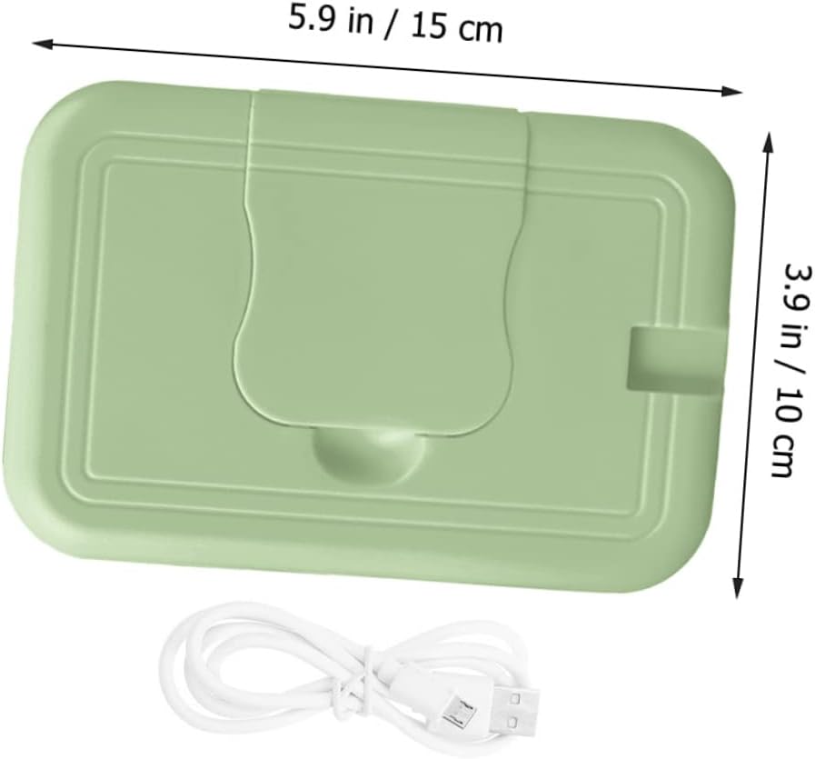 Yardwe Portable Wipe Warmer Dispenser Keeps Wipes Warm Moist Soft for Indoor Use Low for Energy Saving for Diaper Changing Care