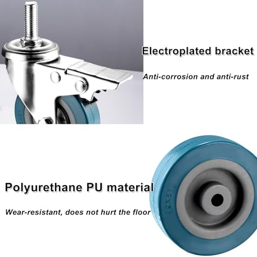 Roues de sécurité pour meubles et boîtes à outils Silent Rolling CS