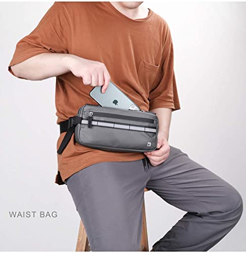 Rhinowalk Bike Bag Waterproof Bike Handlebar Bag,Bike Basket Bicycle Front Bag Shoulder Bag Waist Bag For Sport Bicycle Professional Cycling Accessories-Gray #TOP5