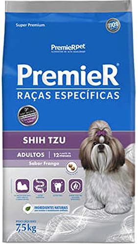 Ração Premier Shih Tzu Raças Específicas para Cães Adultos - 7,5k...
