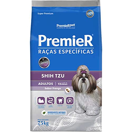 Alimento Específico para Cães Adultos Shih Tzu - 7,5kg Premier Pet
