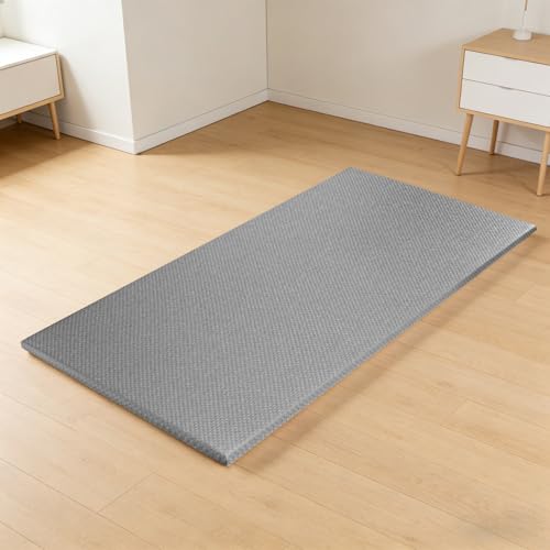 マットレス トッパー シングル Gaberpho 高反発 折りたたみ 洗えるカバー 硬さ180N 寝返りサポート 体圧分散 通気 抗菌防臭 防ダニ 滑り止め エコテックス認証済み 収納袋付き - Gaberpho - 商品画像