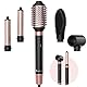 Slopehill Airstyler 5 IN 1, Ionen Föhn 110000 U/Min, Multifunktionaler Hairstyler, Lockenstab Automatisch, Warmluftbürste,Glätteisen, für Styling, Volumisieren, Locken und Glätte（Schwarz）