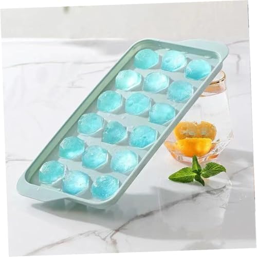 Lurrose moldes para cubos de hielo plástico 4 piezas miniatura 7