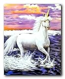 Unicorn Wall Decor Mythical Horse Sue Dawe Fantasy Mythology Art Print Poster (16x20)