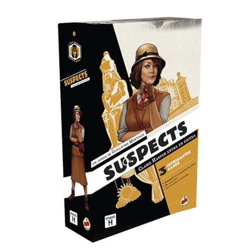 2Tomatoes Games | Suspects | Juego de Cartas Cooperativo | Misterio e Investigación Policial | Conviérte en Detective y Soluciona los Complejos Misterios de los Años 30 | Español | 1-6 Jugadores