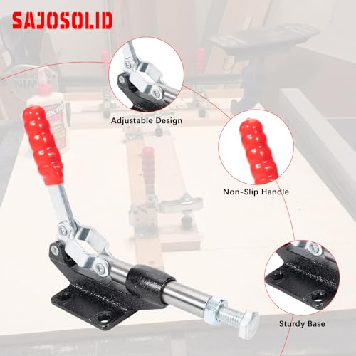 Image of 2-Pack, 304E Push Pull Toggle Clamp, 851 lb Holding Capacity