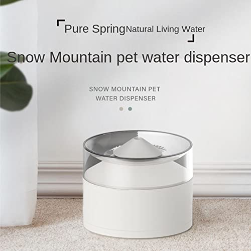 Fuente de agua automática para perros y gatos, blanca miniatura 4