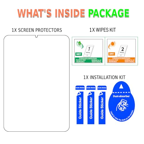 Image of Tempered Glass for iPad Mini 7 /A17 Pro, iPad Mini 6 8.3 inch Screen Protector