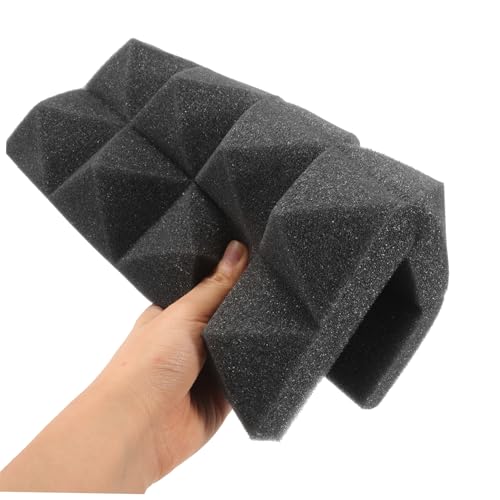 12 piezas Paneles Acústicos para Pared Autoadhesivos para Aislamiento Acústico Alta Densidad para Estudios Dormitorios y Oficinas miniatura 6