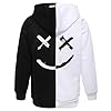 XIAOYAO Hombre Sudadera con Capucha Techwear Hip Hop Manga Larga Hoodie Deportiva Casual Jersey