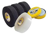 3x Schlägertape Profi Cloth 38mm, 1x Shine Tape, 1x Hockey Wachs