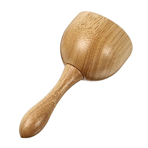 SOPOTUTU Masajeador Corporal Tipo Copa de Madera para Cuidado y de Ventosas Portátil y Ergonómico para Relajación y Muscular