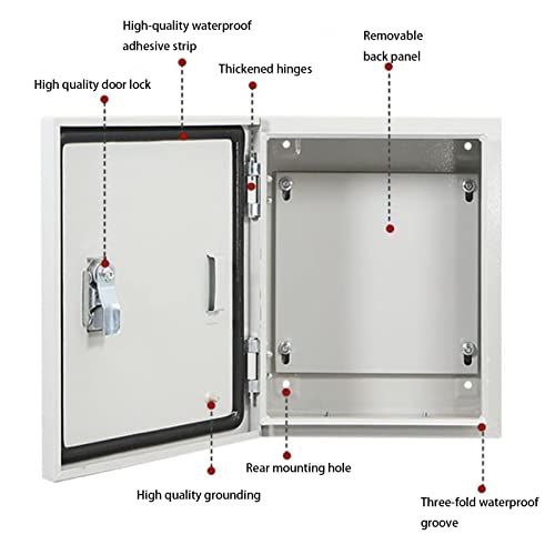Boîtier de protection étanche extérieur en acier pour borne de recharge murale