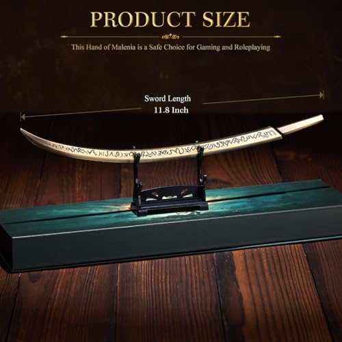 Mini katana Malenia Elden Ring : décoration de bureau originale pour gamer