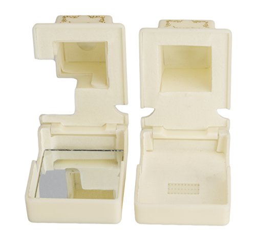 Image of Judaica Place Plastic Rashi Tefillin Holder for Righty Sizes 33-35 (Pearl, 34)