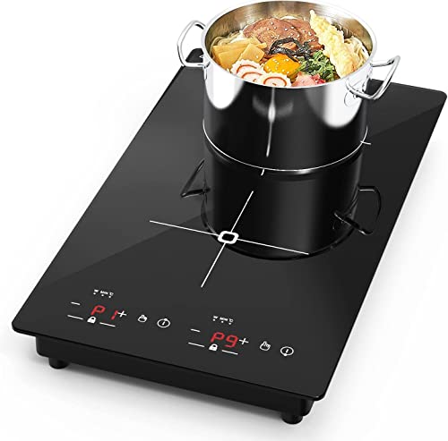 Vbgk Electric Cooktop And Induction Cooktop, Electric Stove Burner,Built-In And Countertop Electric Stove Top, Led Touch Screen,9 Heating Level, Timer & Kid Safety Lock, Touch Control #TOP15