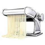 Machine Manual Noodle Maker Homemade Maker All In One 7 Thickness Settings For Fresh Fettuccine Spaghetti Lasagne Dough Roller Press Cutter Noodle Making Cutter