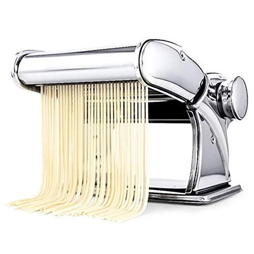 GRCQLWT Machine Manual Noodle Maker Homemade Maker All in One 7 Thickness Settings for Fresh Fettuccine Spaghetti Lasagne Dough Roller Press Cutter Noodle Making Cutter