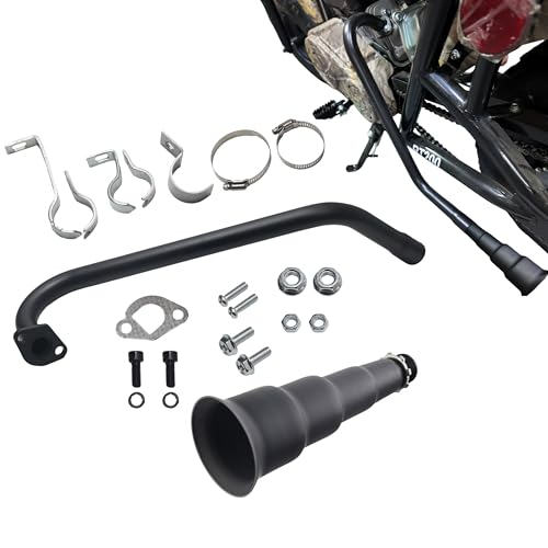 Upgraded 4 Stage Long Exhaust Pipe for Predator 212 exhaust 224cc 196cc for Coleman CT200U-EX CT200U BT200X for Baja Warrior MB200 Axis M200 GX200 6.5hp Clone Engine KT196 Go Kart Parts