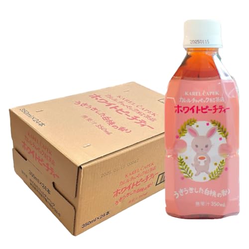 【カレルチャペック】ホワイトピーチティ ペットボトル 24本入り 【カレルチャペック】ホワイトピーチティ ペットボトル 24本入り