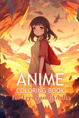 Anime Coloring Book for Teens and Adults: Japanese Anime Character Drawings for Stress Relief and Relaxation image 2
