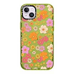 retro boho hippie flowers (60s / 70s floral pattern on clear background)