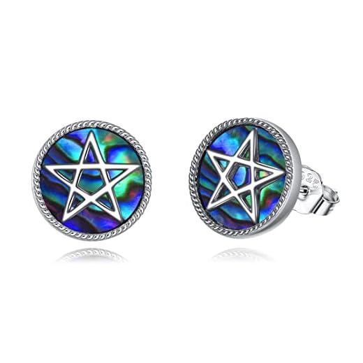 YFN Sterling Silver Moon/Star Earrings