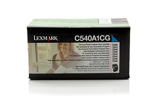 Toner cyan Lexmark C544DN 0C540A1CG haute fidélité pour des graphiques nets