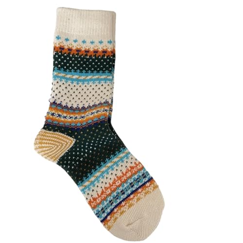Calcetines casuales para senderismo de mujer botas montaña estilo retro 4