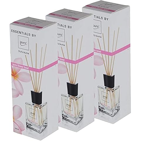 Essentials by ipuro flower bowl Room Scent 100 ml (Pack of 3) Cover