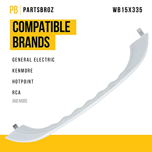 Upgraded Wb15X335 Door Handle Replacement By Partsbroz - Compatible Ge Microwave Oven - Replaces Ap2021148 Ah232260 Ea232260 - Lifetime Microwave Handle Replacement, Ideal Fit For Kitchen Appliance #TOP1