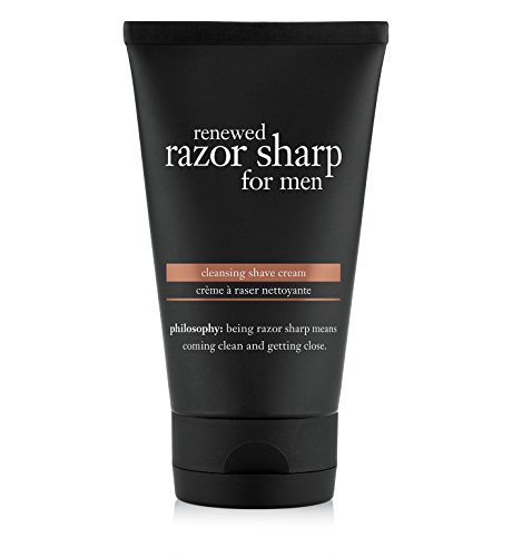 philosophy renewed razor sharp for men cleansing shave cream, 5 Fl Oz